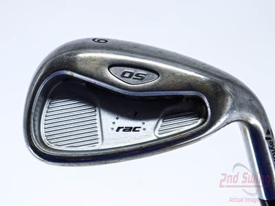 TaylorMade Rac OS Single Iron 9 Iron TM Lite Metal Steel Stiff Right Handed 36.25in