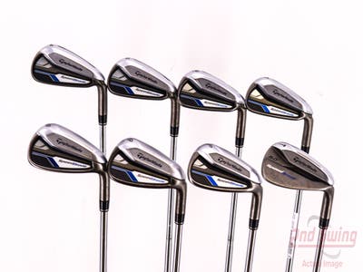 TaylorMade Speedblade Iron Set 4-PW AW Stock Steel Shaft Steel Stiff Right Handed 38.0in