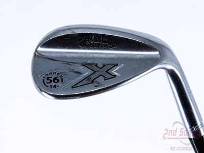 Callaway X Forged Chrome Wedge Sand SW 56° 14 Deg Bounce Callaway Stock Steel Steel Wedge Flex Right Handed 35.5in