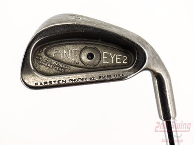 Ping Eye 2 Single Iron 6 Iron Stock Steel Shaft Steel Regular Right Handed Black Dot 37.5in