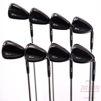 Ping G710 Iron Set 5-PW AW SW True Temper Dynamic Gold 120 Steel X-Stiff Right Handed Black Dot 39.5in