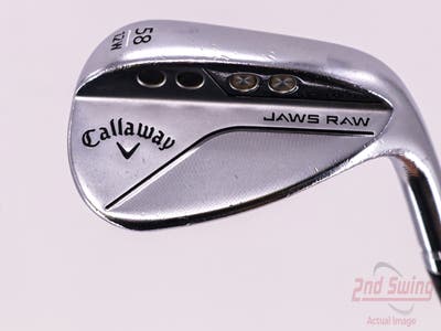 Callaway Jaws Raw Chrome Wedge Lob LW 58° 12 Deg Bounce W Grind UST Mamiya Recoil Wedge Graphite Ladies Right Handed 33.25in