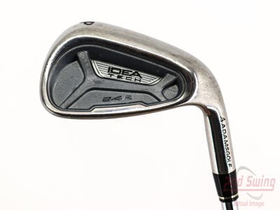 Adams Idea Tech A4R Single Iron Pitching Wedge PW Stock Steel Shaft Steel Regular Right Handed 36.0in