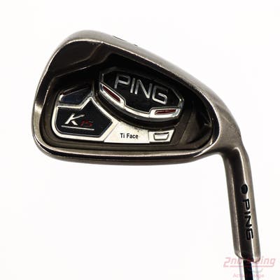 Ping K15 Single Iron 6 Iron Ping AWT Steel Regular Right Handed Black Dot 37.25in
