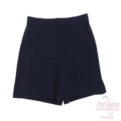 New Womens G-Fore Shorts 8 Navy Blue MSRP $147