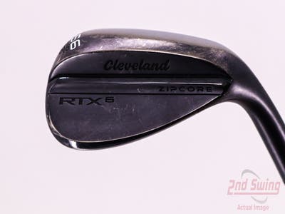Cleveland RTX 6 ZipCore Black Satin Wedge Sand SW 56° 10 Deg Bounce Dynamic Gold Spinner TI Steel Wedge Flex Right Handed 35.0in
