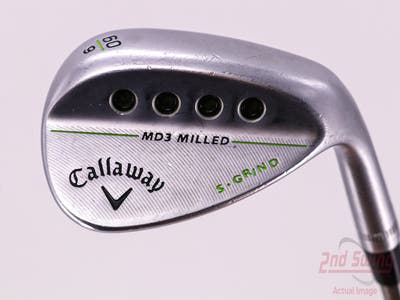Callaway MD3 Milled Chrome S-Grind Wedge Lob LW 60° 9 Deg Bounce S Grind Aerotech SteelFiber i110cw Graphite Stiff Right Handed 35.75in