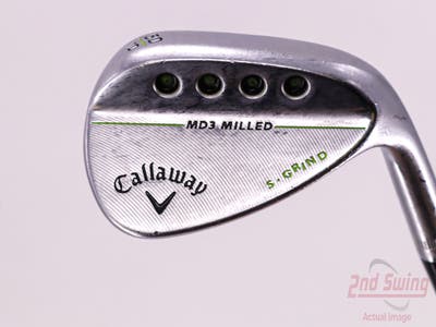 Callaway MD3 Milled Chrome S-Grind Wedge Gap GW 50° 10 Deg Bounce S Grind Aerotech SteelFiber i110cw Graphite Stiff Right Handed 36.25in