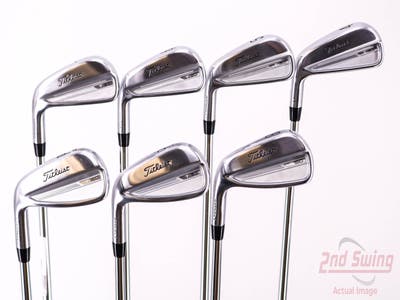 Titleist 2023 T150 Iron Set 4-PW Project X LZ Steel Stiff Left Handed 38.25in