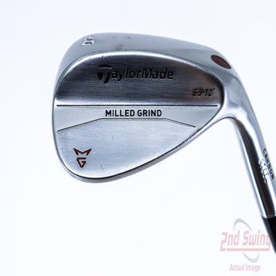 TaylorMade Milled Grind Satin Chrome Wedge Lob LW 60° 10 Deg Bounce True Temper Dynamic Gold Steel Wedge Flex Right Handed 35.0in