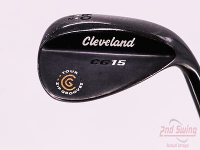 Cleveland CG15 Black Pearl Wedge Lob LW 60° 12 Deg Bounce Cleveland Traction Wedge Steel Wedge Flex Right Handed 35.75in