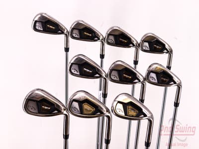 Callaway Rogue ST Max OS Iron Set 4-PW AW GW SW True Temper Elevate MPH 95 Steel Stiff Right Handed 38.5in