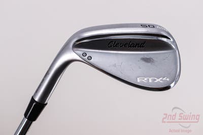 Cleveland RTX 4 Tour Satin Wedge Gap GW 50° 10 Deg Bounce Mid Project X Flighted 6.5 Steel X-Stiff Left Handed 36.5in