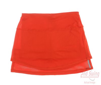 New Womens Lucky In Love Golf Skort X-Large XL Red MSRP $98