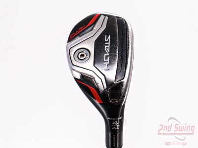 TaylorMade Stealth Plus Rescue Hybrid 4 Hybrid 22° PX HZRDUS Smoke Red RDX 70 Graphite Regular Right Handed 40.0in