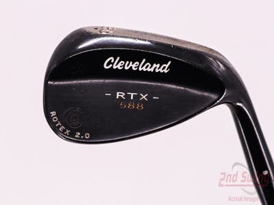 Cleveland 588 RTX 2.0 Black Satin Wedge Sand SW 56° 8 Deg Bounce True Temper Dynamic Gold Steel Wedge Flex Right Handed 35.25in