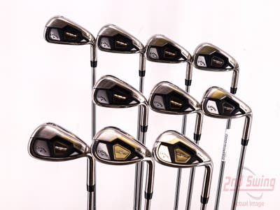 Callaway Rogue ST Max OS Iron Set 4-PW AW GW SW True Temper Elevate MPH 85 Steel Regular Right Handed 38.0in