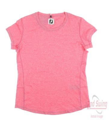 New Womens Footjoy Golf T-Shirt Medium M Pink MSRP $68
