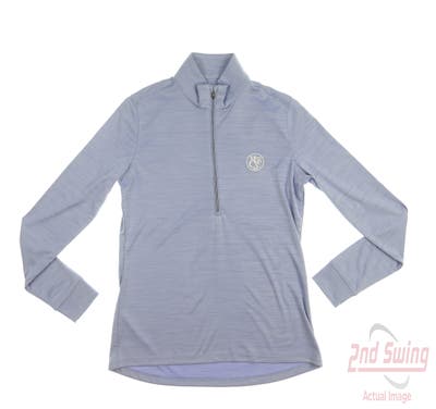 New W/ Logo Womens Greg Norman Golf 1/4 Zip Pullover Small S Purple MSRP $70