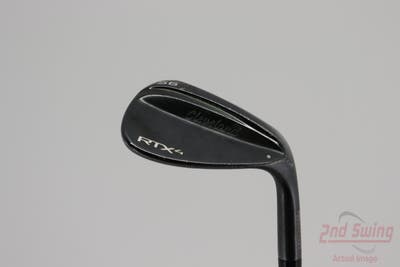 Cleveland RTX 4 Black Satin Wedge Sand SW 56° 8 Deg Bounce Dynamic Gold Tour Issue S400 Steel Wedge Flex Right Handed 35.5in