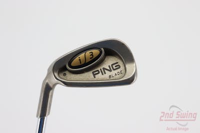 Ping i3 Blade Single Iron 6 Iron Ping JZ Steel Stiff Left Handed Black Dot 37.5in
