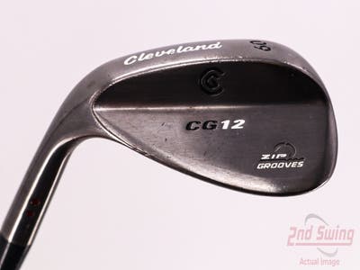 Cleveland CG12 Black Pearl Wedge Lob LW 60° 10 Deg Bounce Cleveland Traction Wedge Steel Wedge Flex Left Handed 35.75in