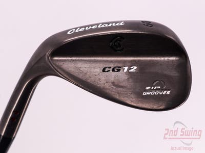 Mint Cleveland CG12 Black Pearl Wedge Lob LW 60° 10 Deg Bounce Cleveland Traction Wedge Steel Wedge Flex Left Handed 35.75in