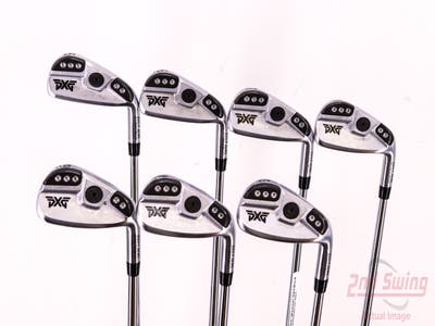 PXG 0311 T GEN5 Chrome Iron Set 5-PW AW FST KBS Tour 105 Steel Stiff Right Handed 38.25in