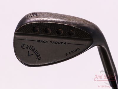 Callaway Mack Daddy 4 Tactical Wedge Lob LW 60° 10 Deg Bounce S Grind Dynamic Gold Tour Issue S200 Steel Stiff Right Handed 35.0in