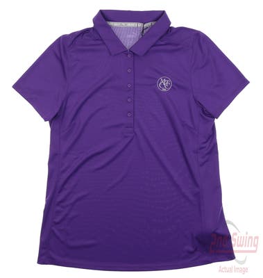 New W/ Logo Womens Puma Gamer Polo Medium M Purple MSRP $50