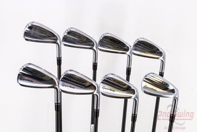 TaylorMade P-790 Iron Set 4-PW AW UST Recoil 760 ES SMACWRAP BLK Graphite Regular Right Handed 38.75in