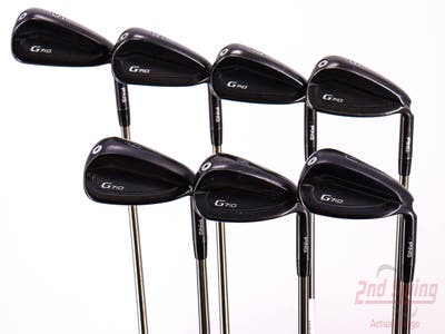 Ping G710 Iron Set 5-PW GW UST Recoil 780 ES SMACWRAP Graphite Regular Right Handed Black Dot 38.5in