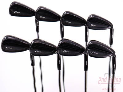 Ping G710 Iron Set 5-PW GW SW AWT 2.0 Steel Regular Right Handed Black Dot 38.5in
