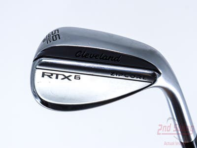 Cleveland RTX 6 ZipCore Tour Satin Wedge Sand SW 56° 8 Deg Bounce Dynamic Gold Spinner TI Steel Wedge Flex Right Handed 35.5in