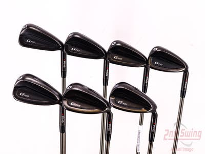 Ping G710 Iron Set 5-PW GW UST Mamiya Recoil 760 ES Graphite Senior Right Handed Red dot 38.0in