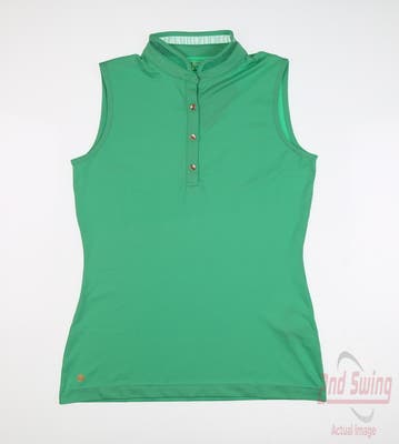New Womens EP Pro Sleeveless Polo X-Small XS Mint MSRP $80