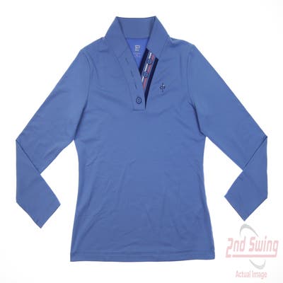 New W/ Logo Womens EP Pro Sport Pullover Small S Blue MSRP $125