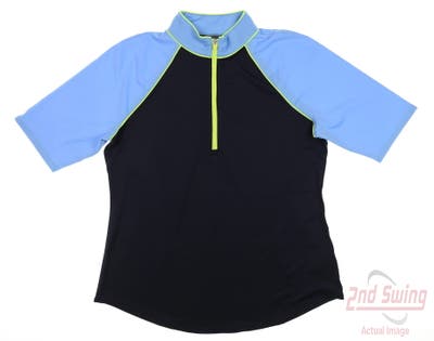 New Womens Jo Fit Golf Polo Small S Blue MSRP $92