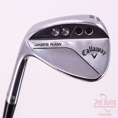 Callaway Jaws Raw Chrome Wedge Sand SW 56° 12 Deg Bounce W Grind Stock Graphite Shaft Graphite Wedge Flex Left Handed 37.25in