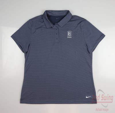 New W/ Logo Womens Nike Polo Large L Multi MSRP $60