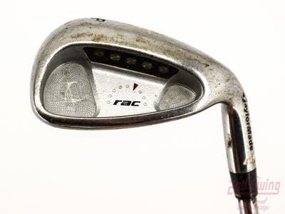TaylorMade Rac OS Single Iron Pitching Wedge PW Stock Steel Shaft Steel Regular Right Handed 36.0in
