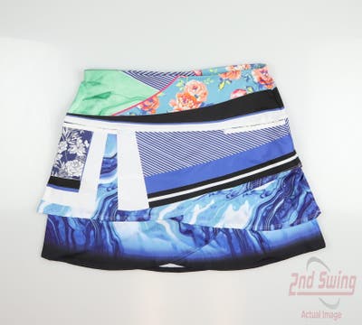 New Womens Lucky In Love Skort Large L Multi MSRP $69