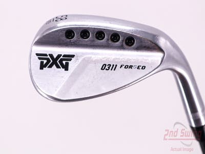 PXG 0311 Forged Chrome Wedge Lob LW 58° 9 Deg Bounce Mitsubishi MMT 80 Graphite Stiff Right Handed 34.75in