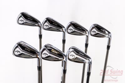 Callaway EPIC Forged Iron Set 6-PW AW SW UST Mamiya Recoil ESX 460 F2 Graphite Senior Right Handed 38.0in