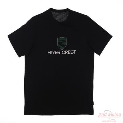 New W/ Logo Mens Dunning T-Shirt Small S Black MSRP $45