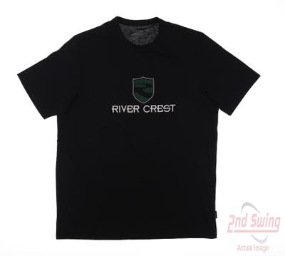New W/ Logo Mens Dunning T-Shirt Small S Black MSRP $45