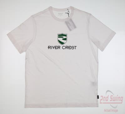 New W/ Logo Mens Dunning T-Shirt Small S White MSRP $45