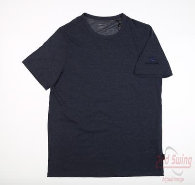 New W/ Logo Mens Dunning T-Shirt Small S Blue MSRP $60