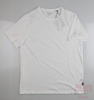 New W/ Logo Mens Dunning T-Shirt XX-Large XXL White MSRP $60
