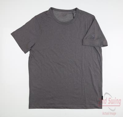 New W/ Logo Mens Dunning T-Shirt Medium M Gray MSRP $60